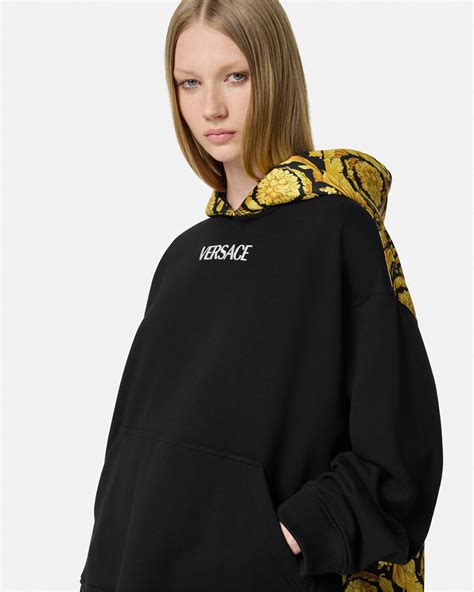 versace rollkragenpullover|Versace barocco hoodie.